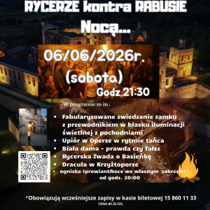 Wydarzenie "Rycerze kontra Ranusie Nocą" na Zamku Krzyżtopór