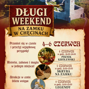 Długi weekend na Zamku w Chęcinach