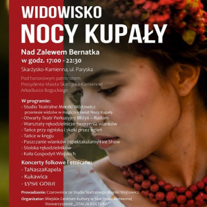 Noc Kupały nad Zalewem Bernatka w Skarżysku-Kamienenj