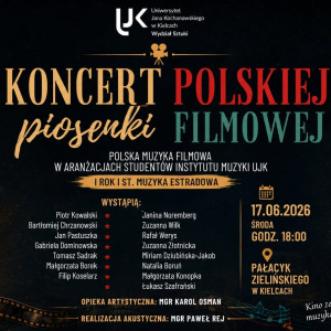 Koncert polskiej piosenki filmowej w Kielcach