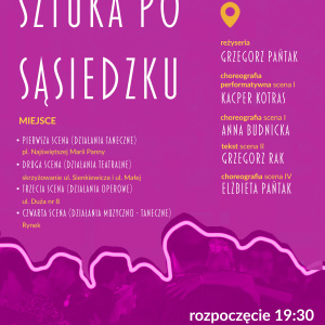 Sztuka po sąsiedzku - spektakl KTT podczas Święta Kielc