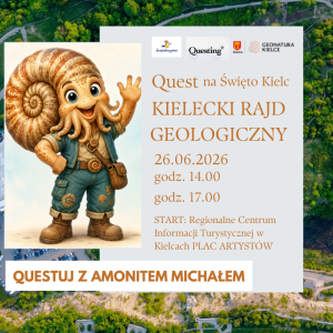 Questuj z amonitem Michałem podczas tegorocznego Święta Kielc