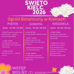 Święto Kielc w Ogrodzie Botanicznym