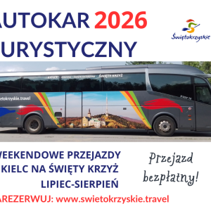 Autokar turystyczny z Kielc na Święty Krzyż