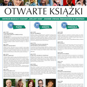 7. Festiwal Sztuki i Mediów "Otwarte Książki" w Ciekotach