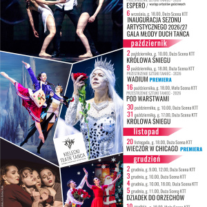 Kielecki Teatr Tańca - repertuar na jesień 2026