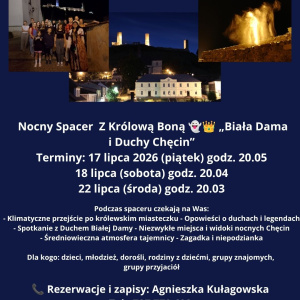 Nocny Spacer z duchami "Biała Dama i Duchy Chęcin"