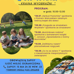 Wakacje w Bibliotece "Kraina Wyobraźni" w Staszowie