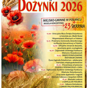 Dożynki Miejsko-Gminne 2026 w Połańcu