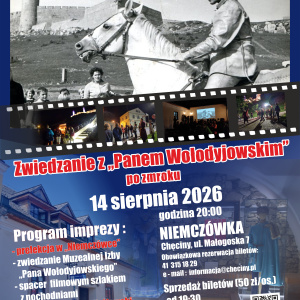Zwiedzanie z "Panem Wołodyjowskim" po zmroku  w Chęcinach
