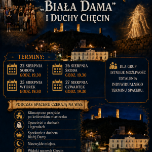 Nocny Spacer z duchami "Biała Dama i Duchy Chęcin"