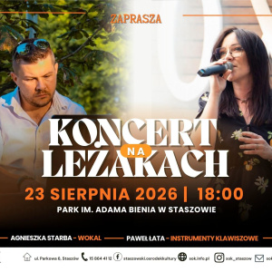 Koncert na leżakach w Staszowie