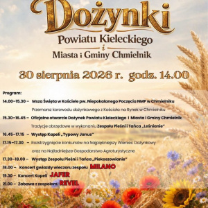 Dożynki Powiatu Kieleckiego i Miasta i Gminy Chmielnik
