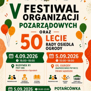 V Festiwal Organizacji Pozarządowych i 50-lecie Rady Osiedla Ogrody w Ostrowcu Świętokrzyskim