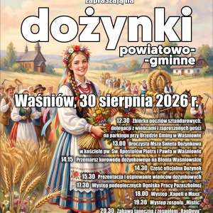 Dożynki Powiatowo-Gminne w Waśniowie
