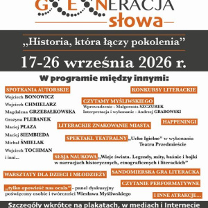 III Międzypokoleniowy Festiwal Literacki "Generacja Słowa" w Muzeum Zamkowym w Sandomierzy