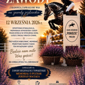 Zawody jeździeckie w Pińczowie – Memoriał o Puchar Jerzego Maciąga
