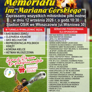 XXVII Edycja Memoriału im. Mariana Górskiego we Włoszczowie