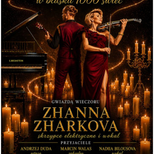 Magiczne skrzypce w blasku 1000 świec w Kielcach