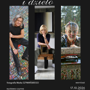 Wystawa fotografii Marka Szymańskiego "Artysta i dzieło" w Busku-Zdroju