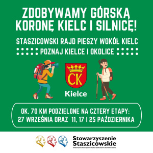 Zdobywanie Górskiej Korony Kielc i Silnicy "Kajetanów - Białogon"