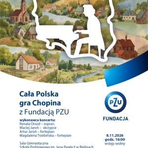 Cała Polska gra Chopina z fundacją PZU - koncert w Bielinach