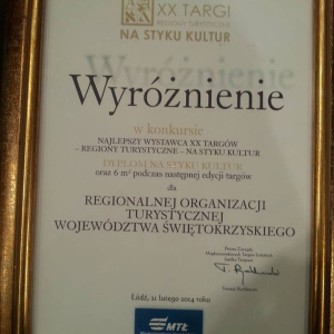 Świętokrzyskie wyróżnione „Na Styku Kultur”