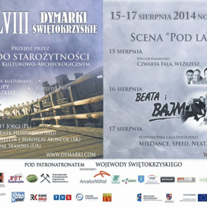 Dymarki Świętokrzyskie 2014 - przemarsz kielecką Sienkiewką