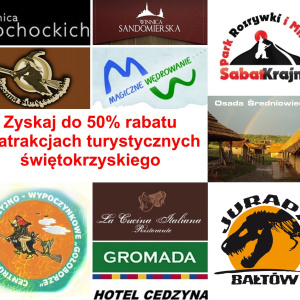 Zyskaj do 50% rabatu w atrakcjach turystycznych świętokrzyskiego