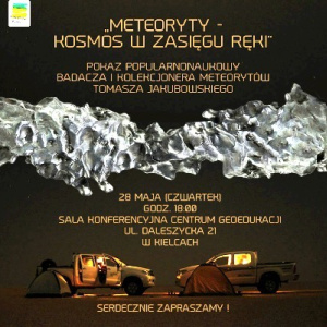 "Meteoryty - kosmos w zasięgu ręki"