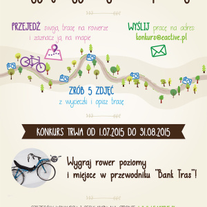 Rusza konkurs „Bank Tras”! Stwórz swoją trasę na wycieczkę rowerową i wygraj rower!
