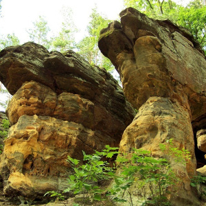 The Skałki Piekło (Hell Rocks) pod Niekłaniem