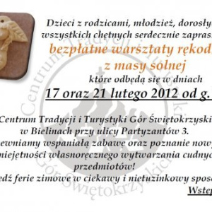 Gmina Bieliny zaprasza na ferie zimowe !