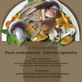 XVII Edycja Konkursu p.t. „Nasze sandomierskie – kulinaria regionalne”