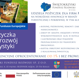 Nowa inicjatywa finansowania dla rozwoju turystyki w województwie świętokrzyskim i Polsce Wschodniej