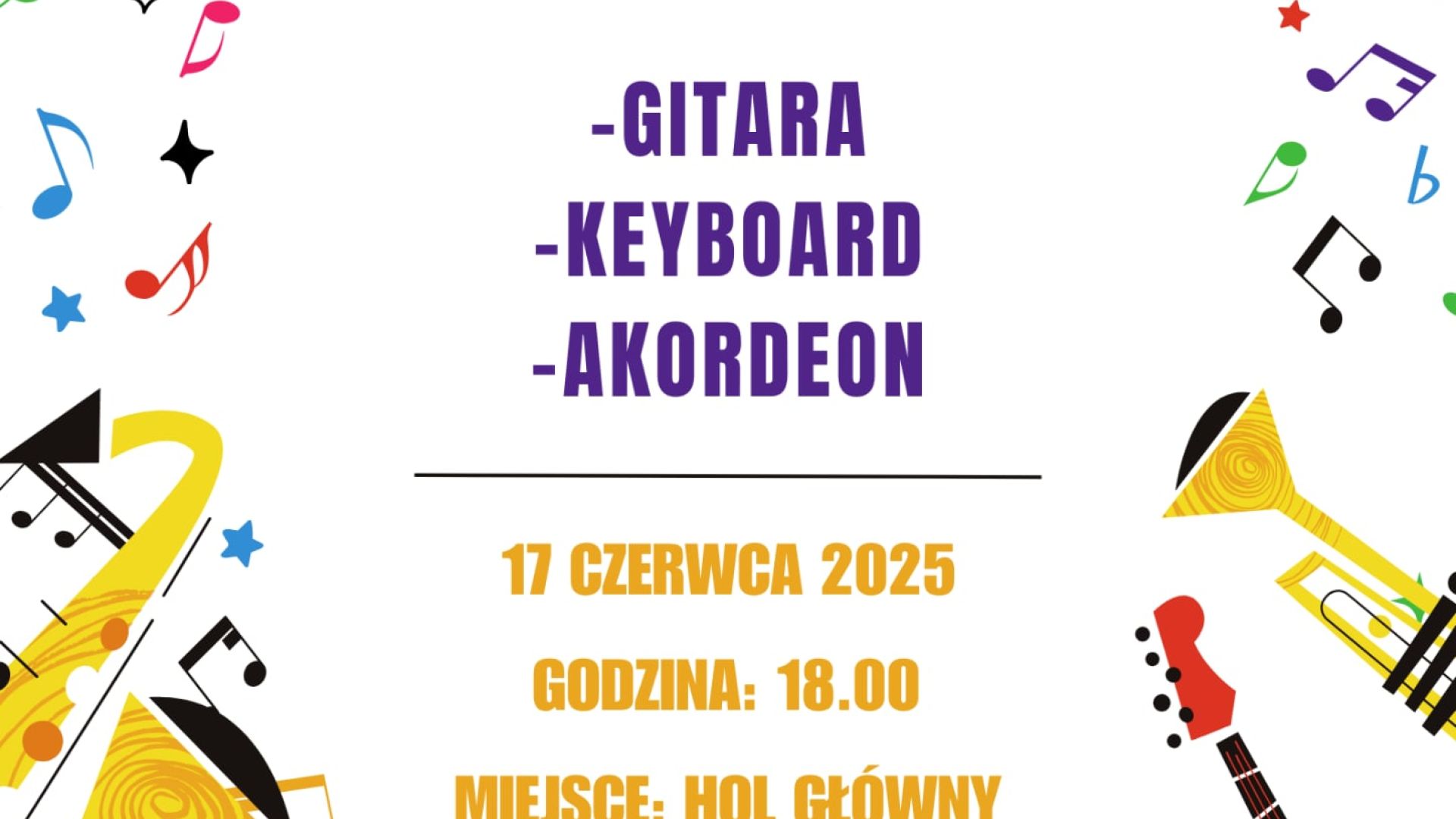 Koncert instumentalistów w Kielcach