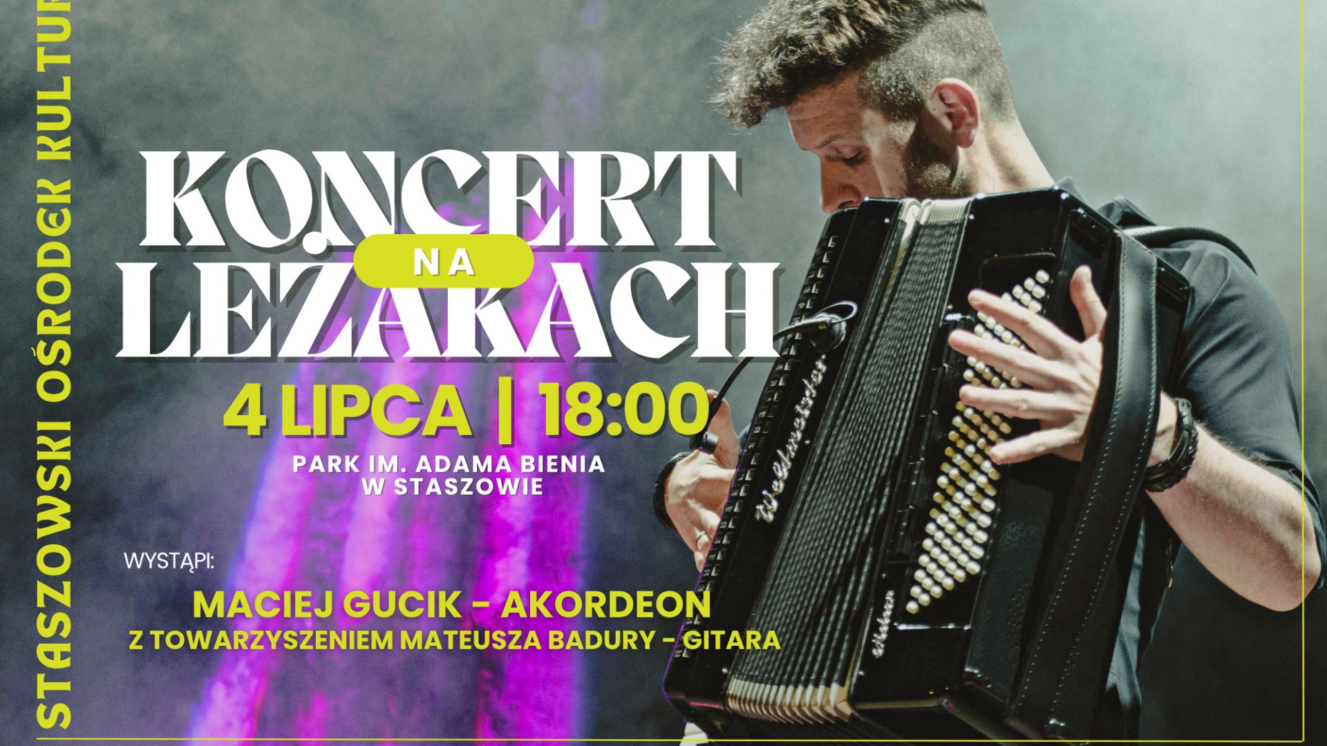 Koncert na leżakach w Staszowie