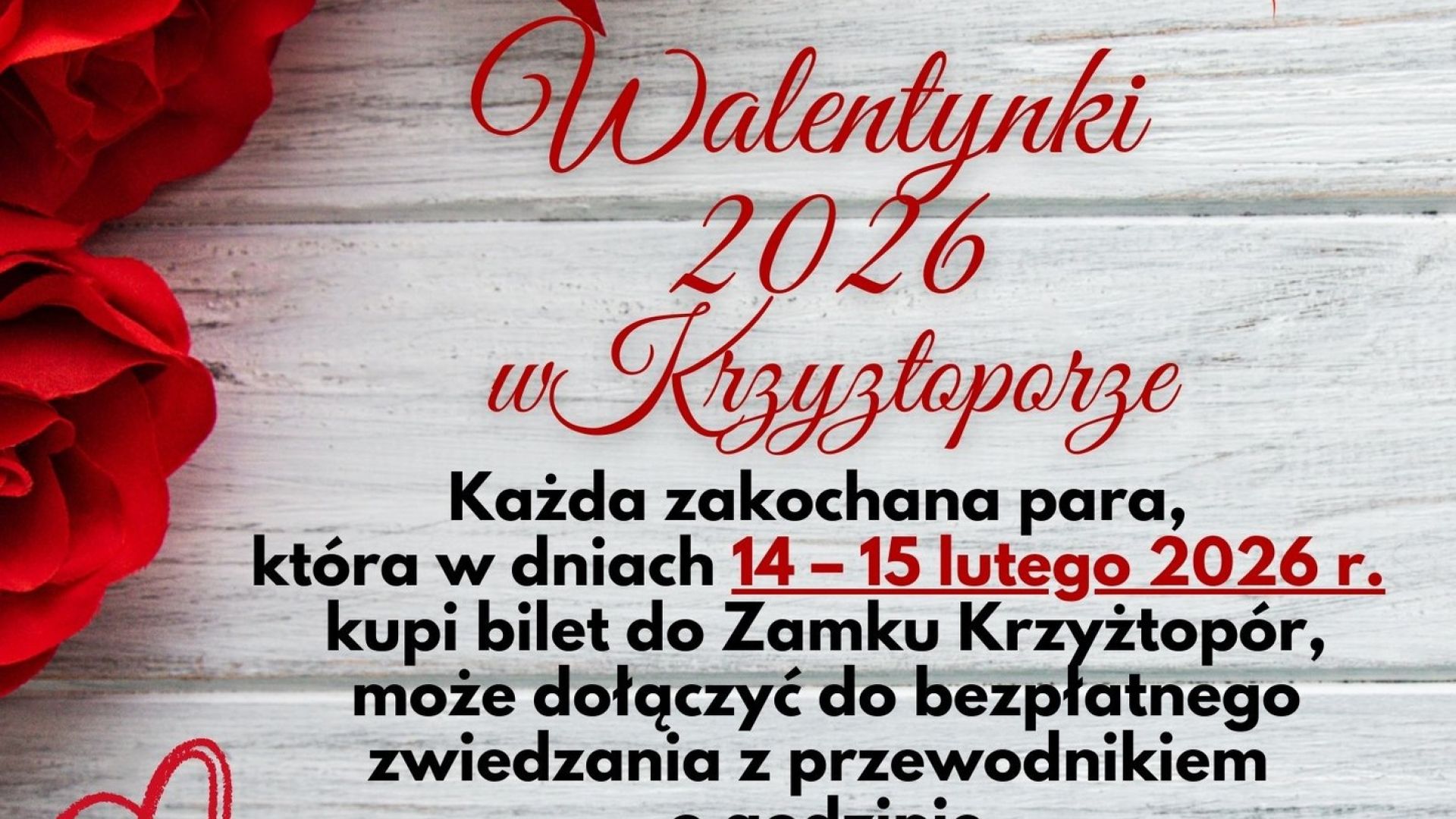 Walentynki w Zamku Krzyżtopór
