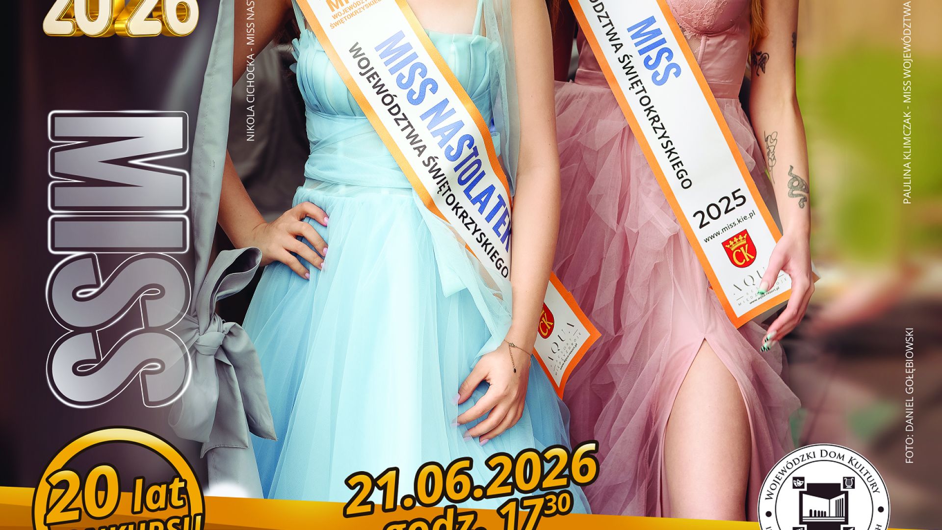 20. edycja Konkursu Miss Województwa Świętokrzyskiego 2026 w Kielcach