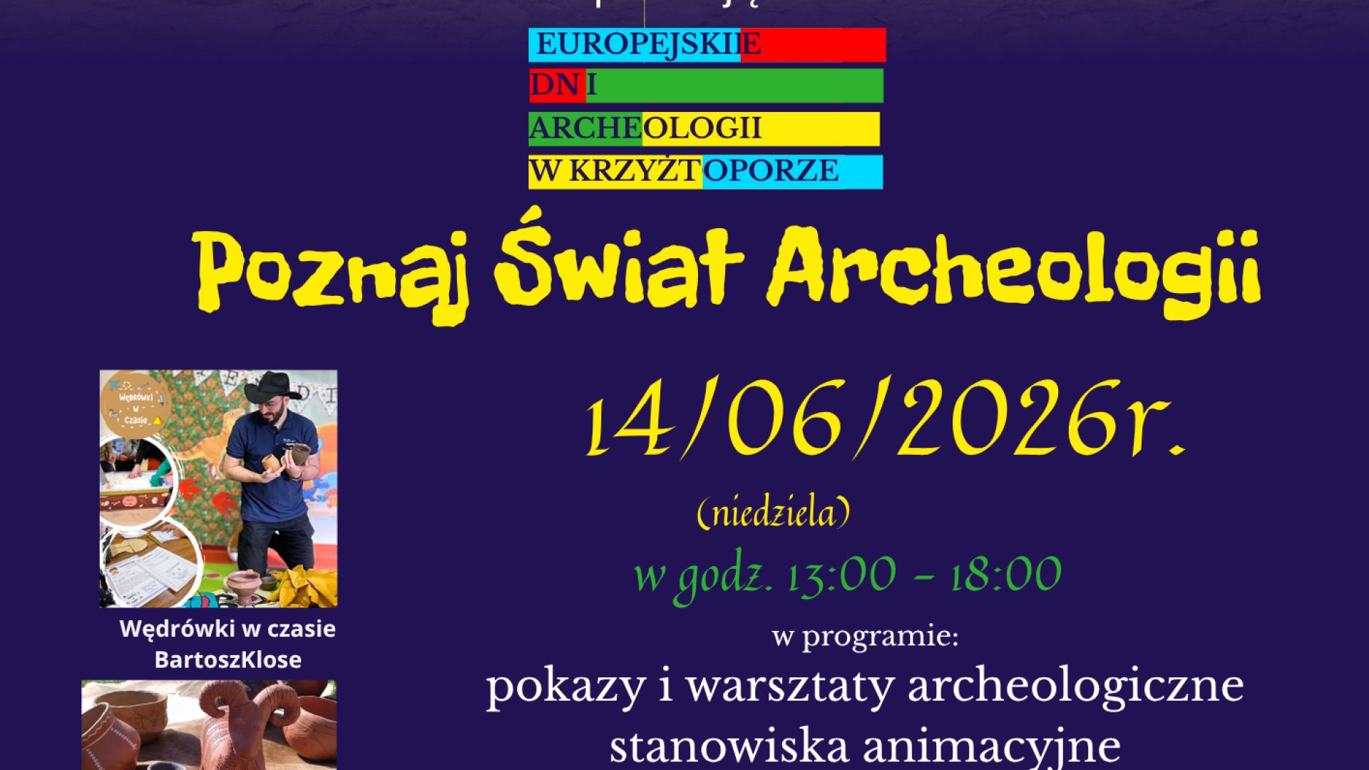 Poznaj Świat Archeologii - spotkanie w Krzyżtoporze