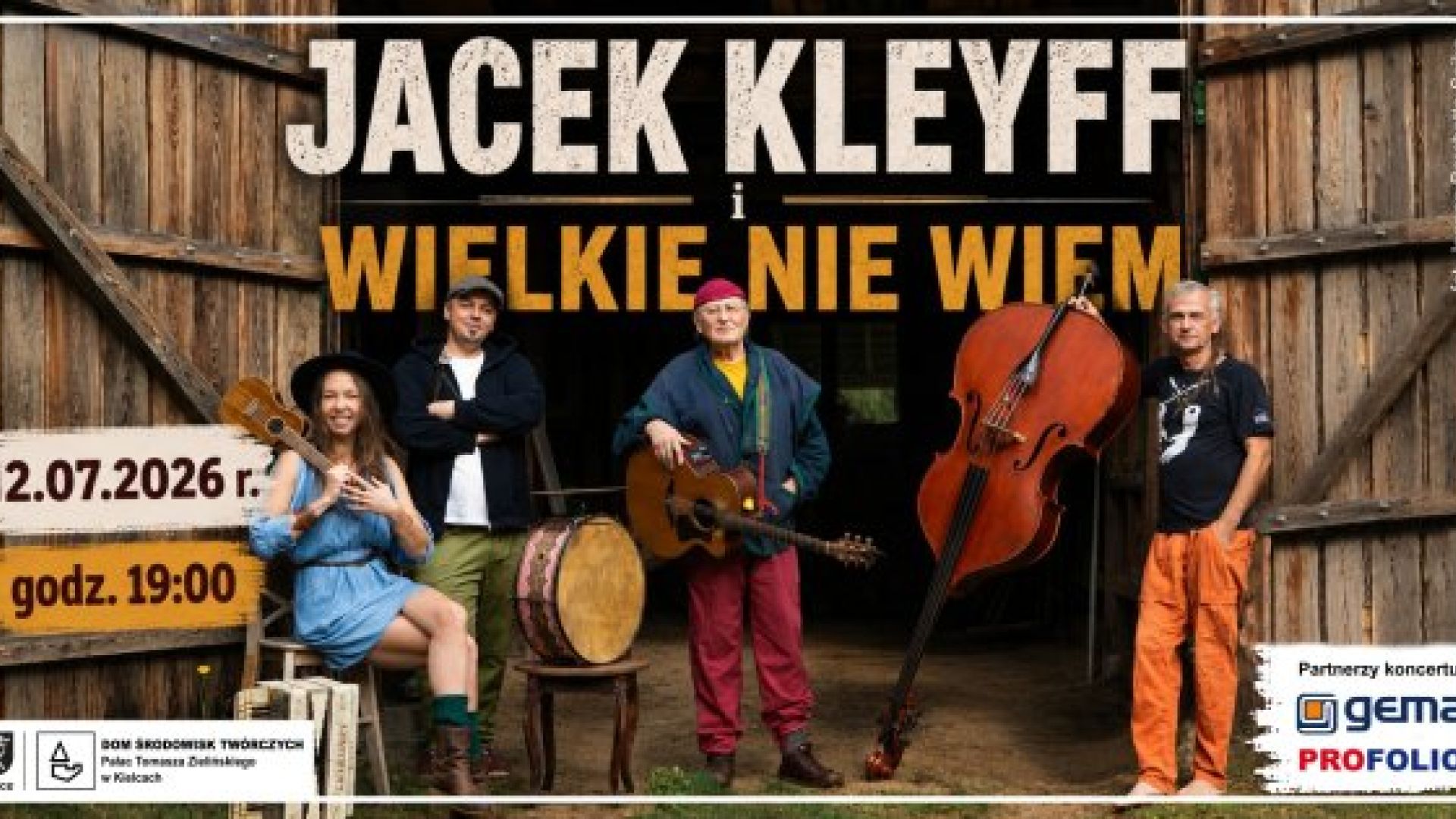 Koncert - Jacek Kleyff i Wielkie Nie Wiem w Kielcach