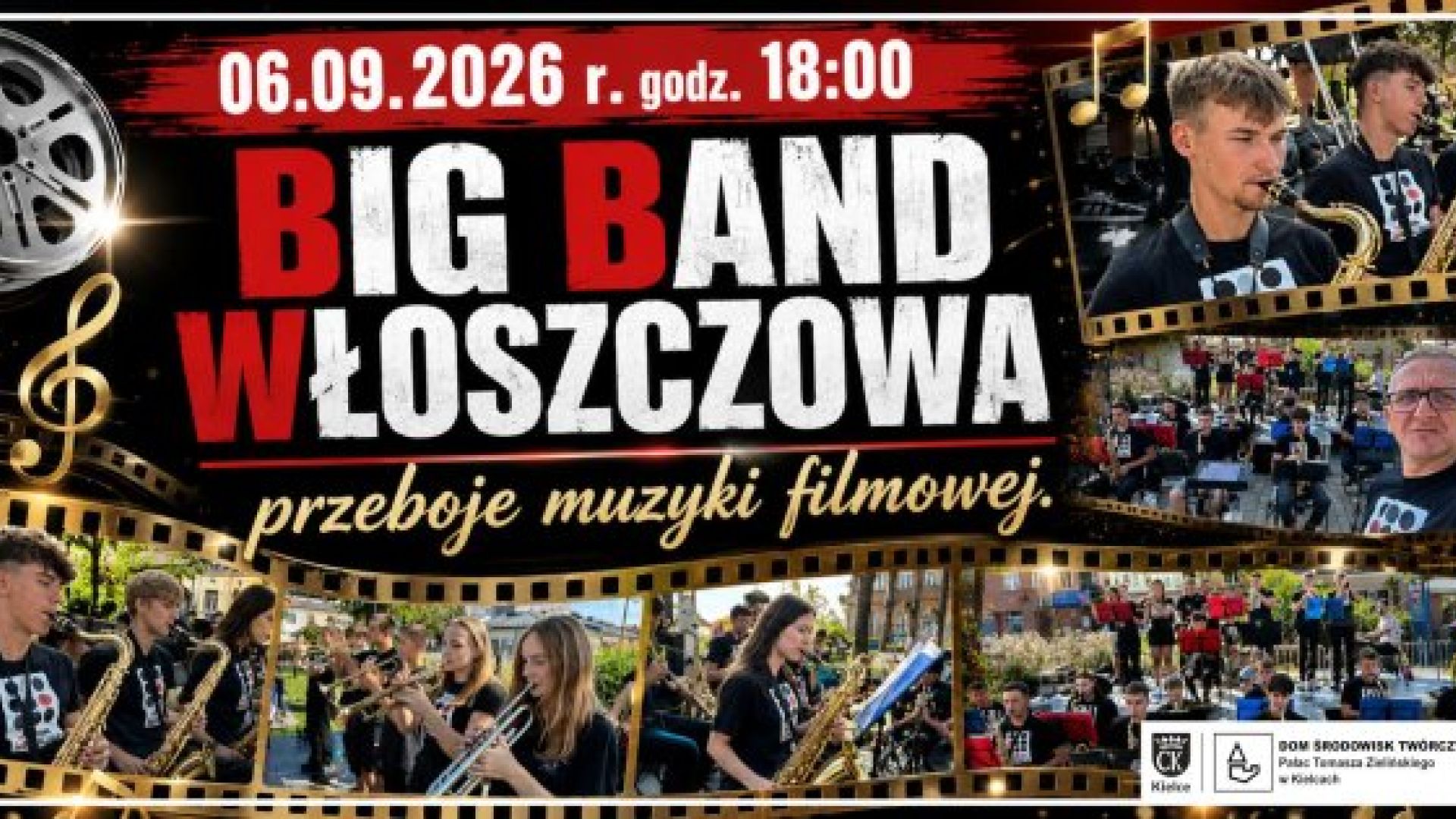Big Band Włoszczowa "Przeboje muzyki filmowej" w Kielcach
