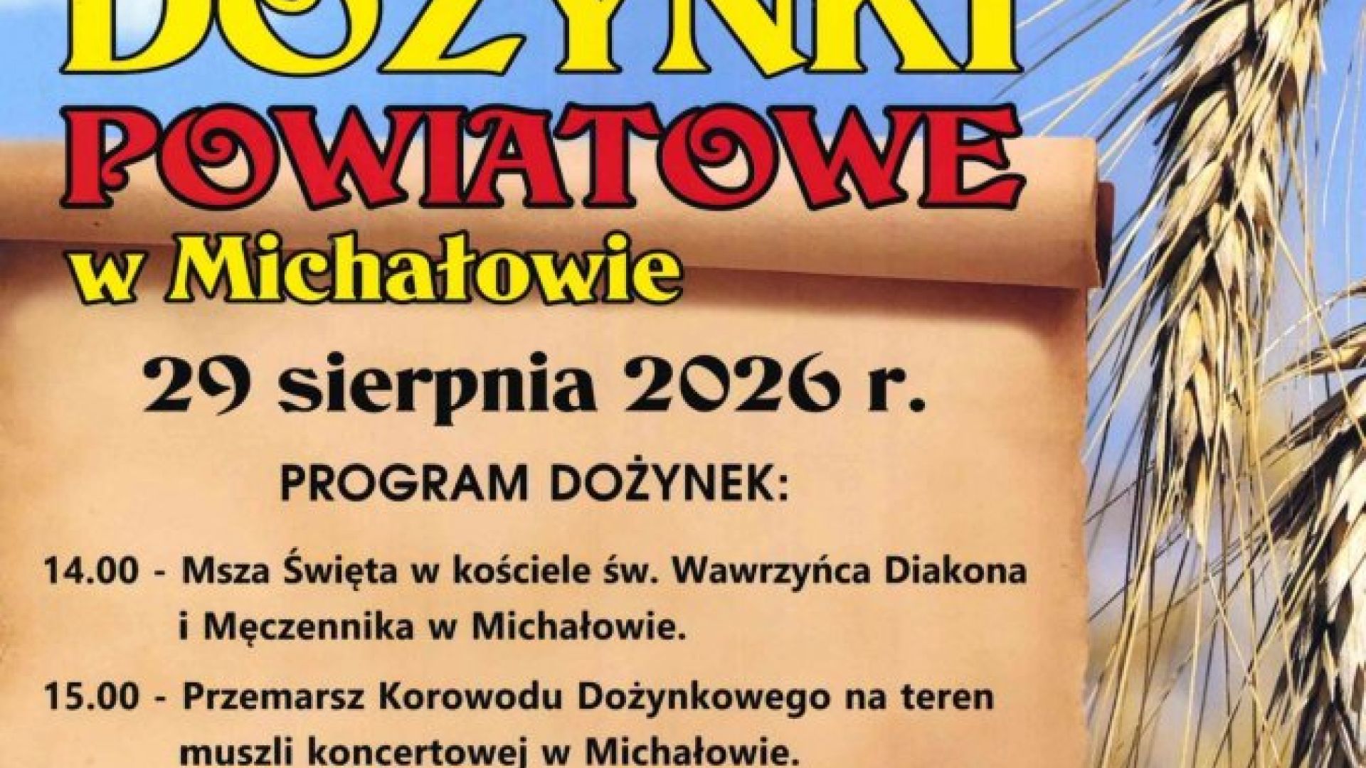 Dożynki Powiatowe w Michałowie