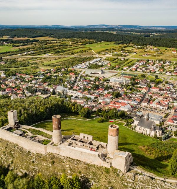Szlak pieszy koloru czerwonego Kielce-Checiny