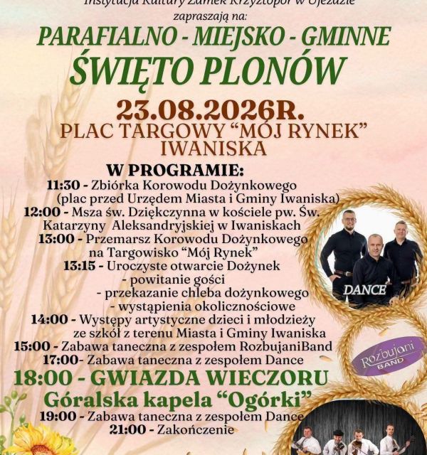 Święto Plonów Iwaniska 2026