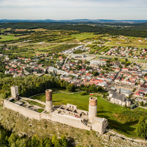 Szlak pieszy koloru czerwonego Kielce-Checiny