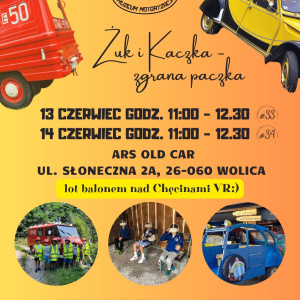 Żuk i Kaczka - zgrana paczka w ARS OLD CAR - Muzeum Motoryzacji
