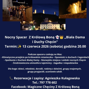 Nocny Spacer z duchami "Biała Dama i Duchy Chęcin"