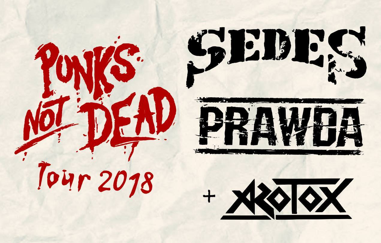 Sedes, Prawda, Azatox - koncert Punk's Not Dead Tour w Skarżysku-Kamiennej