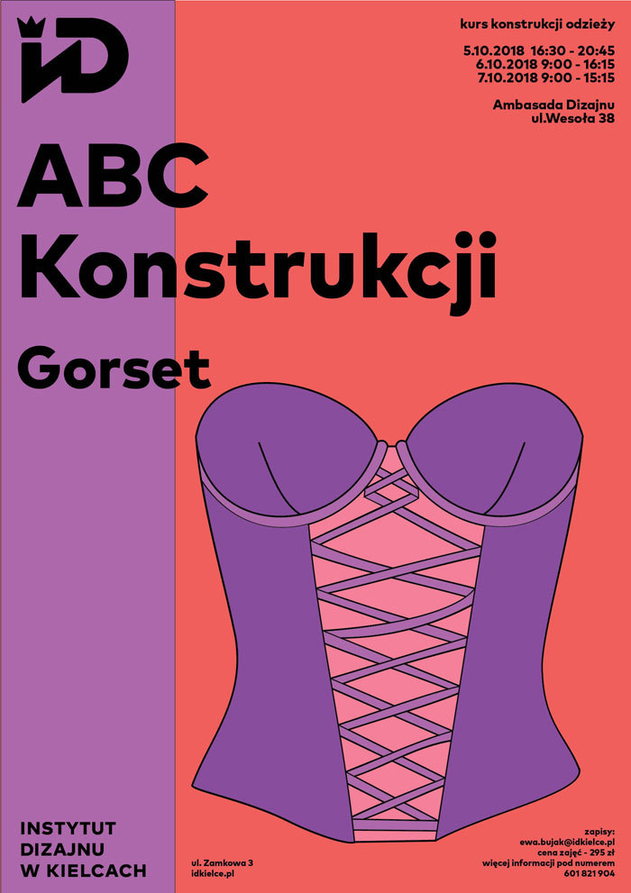 ABC Konstrukcji. Gorset Instytut Dizajnu w Kielcach